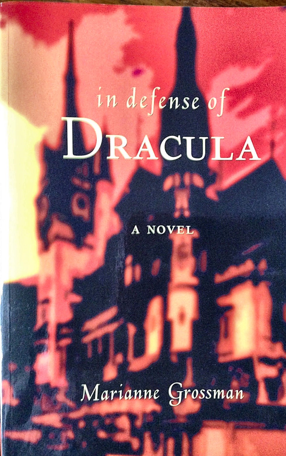 Photographed cover of In Defense of Dracula by Marianne Grossman